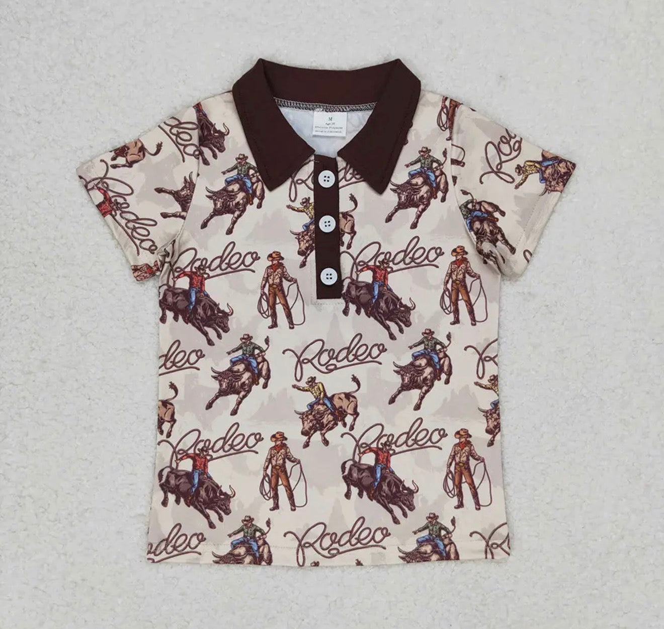 Rodeo Buckaroo Collar Tee’s
