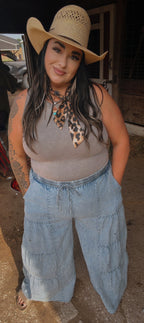 Chambray Pants