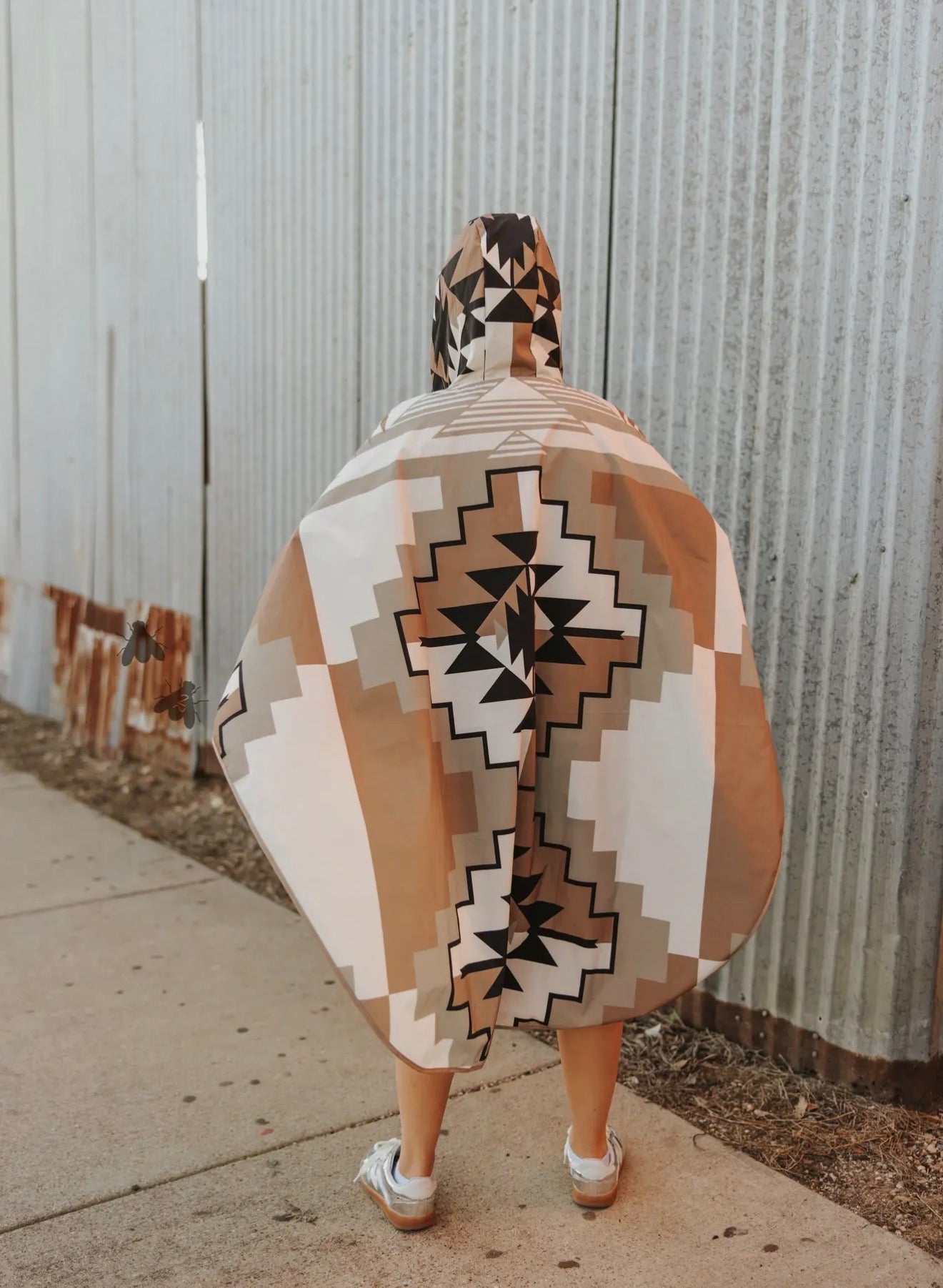 Aztec Rain Poncho