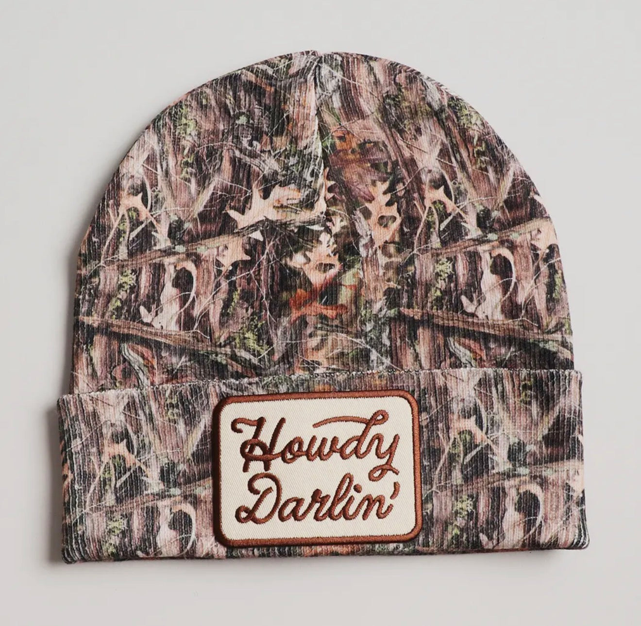 Howdy Darlin’ Camo Beanie