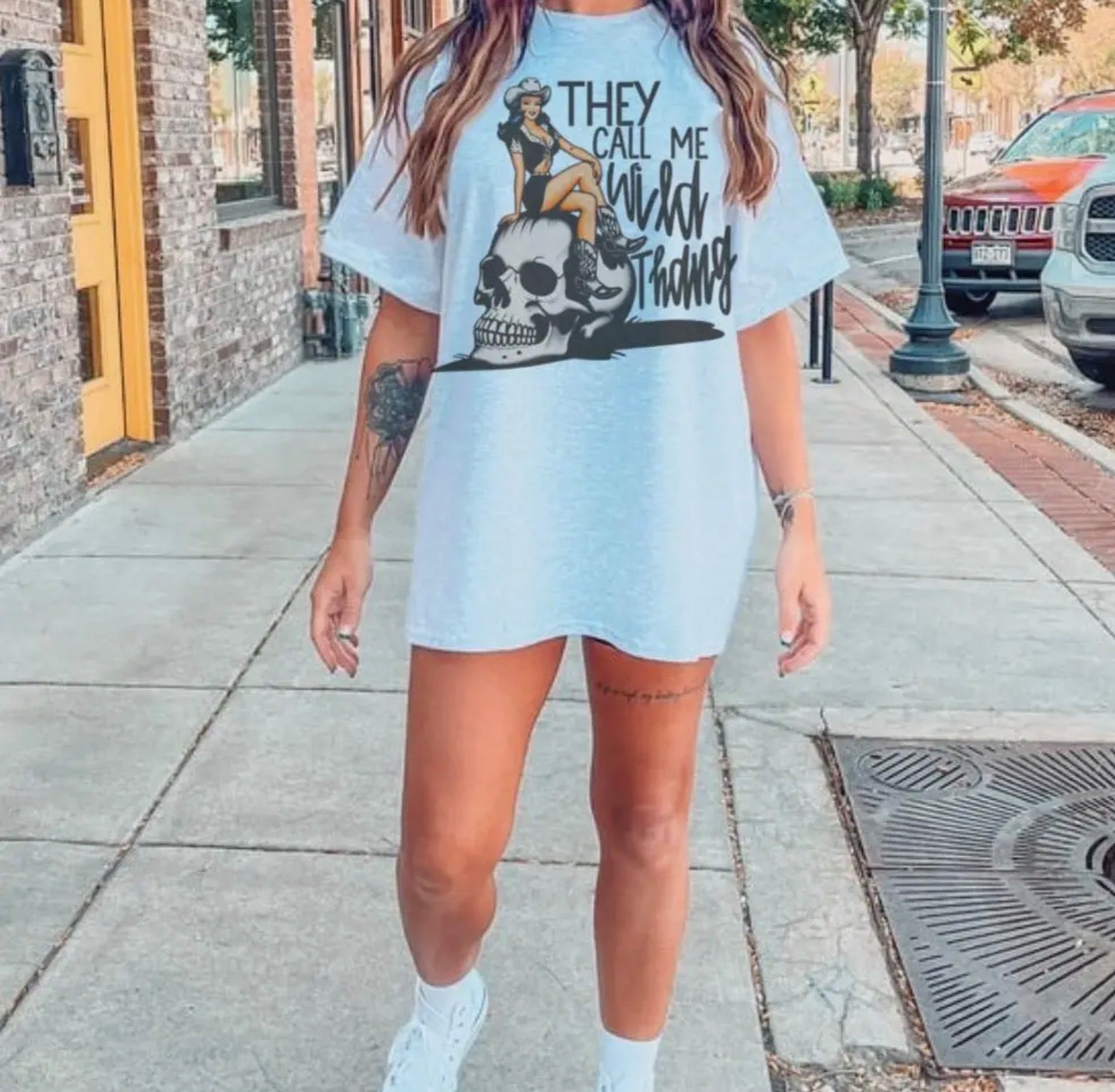 Ash Grey Wild Thang Tee