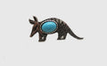 Armadillo Turquoise Ring