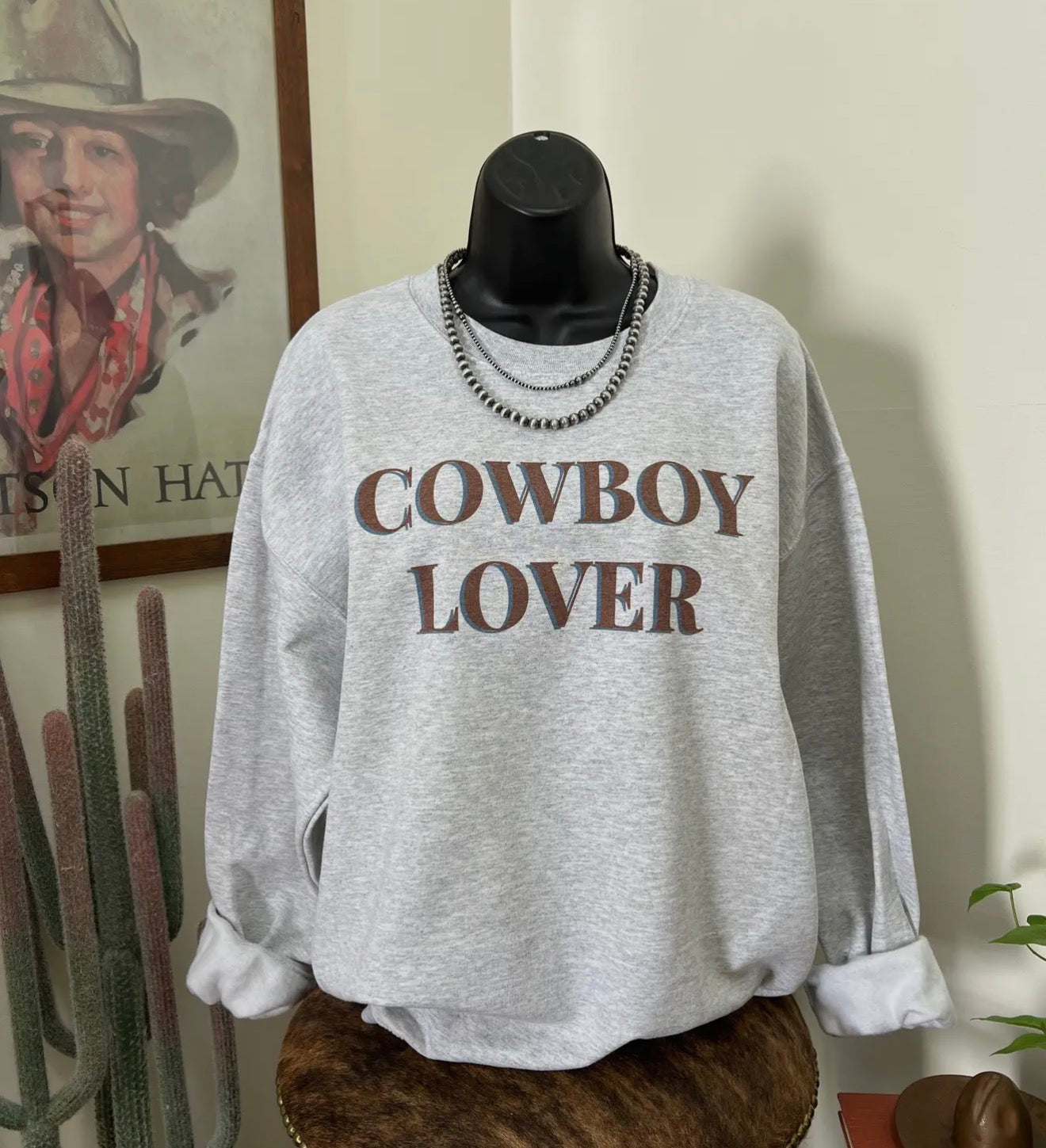 Cowboy Lover Crew Neck