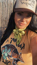 Lime Green Wild Rag