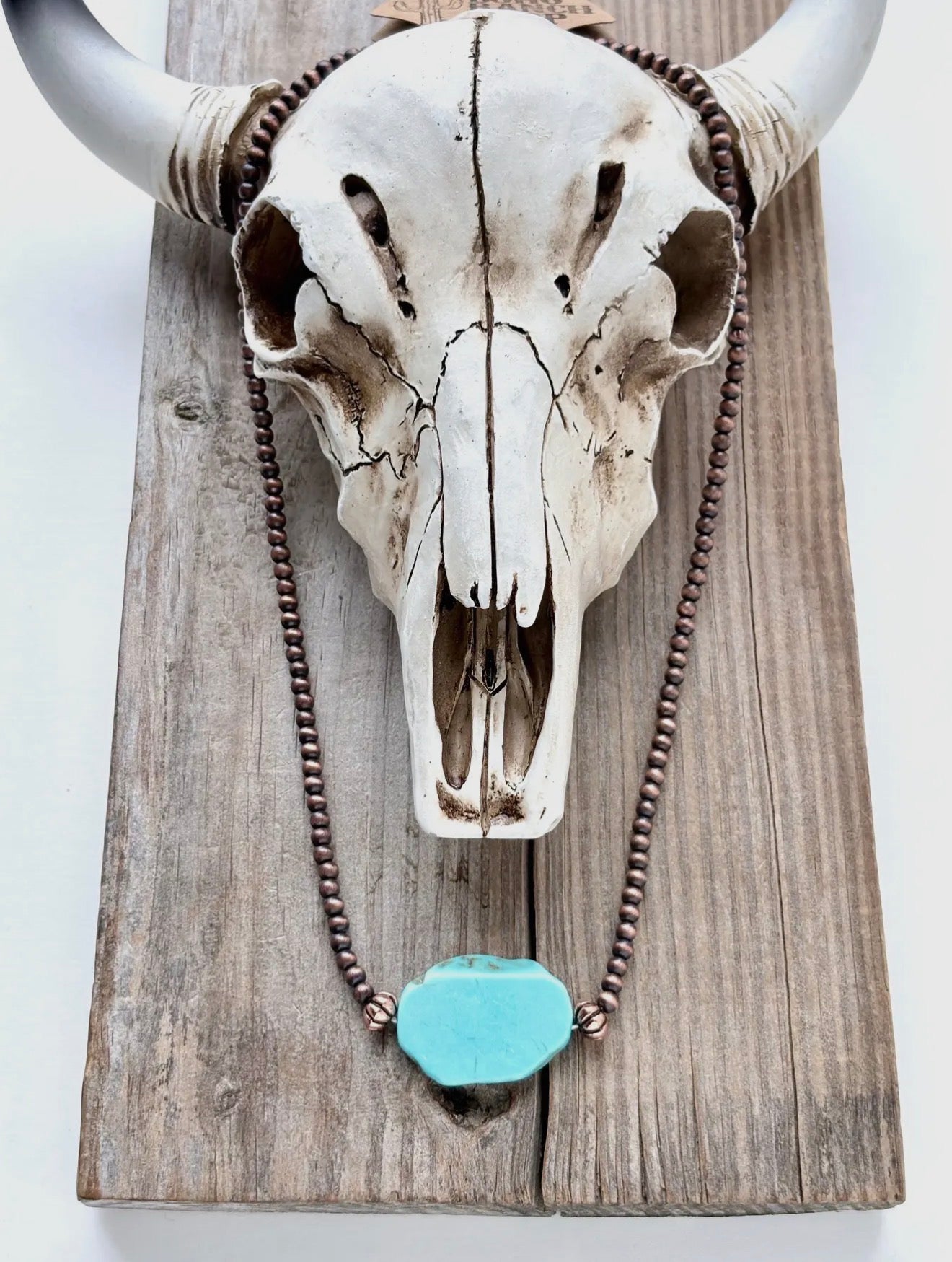 Western Navajo Pearl Turquoise Necklace