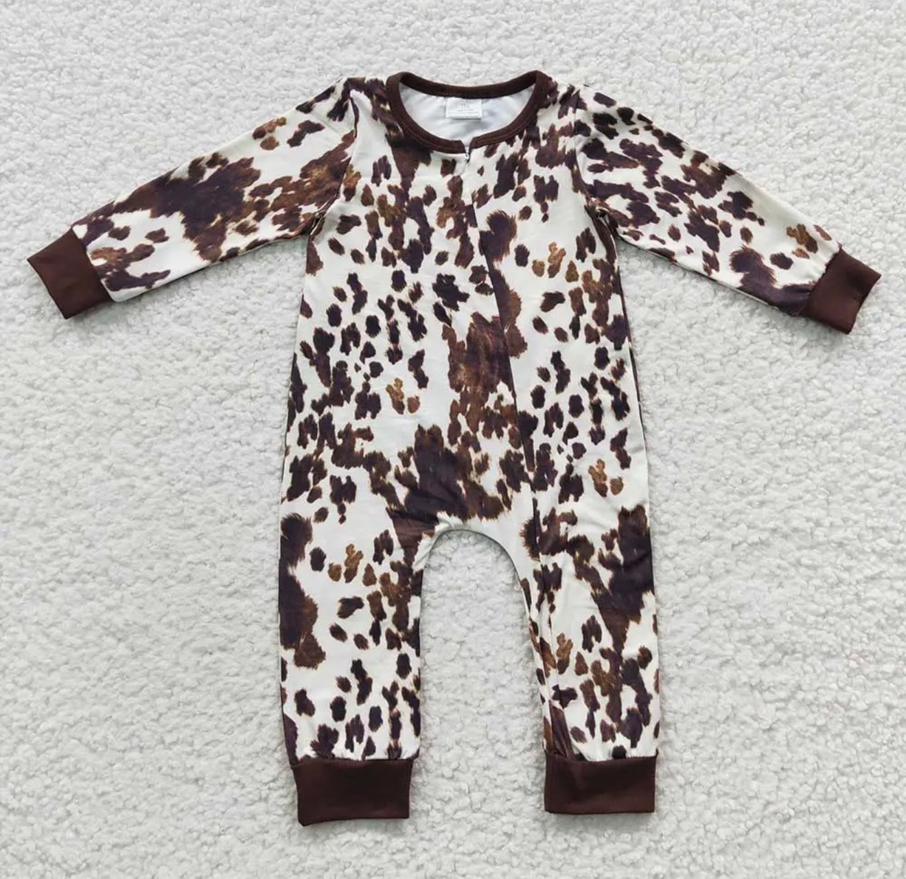 Cowprint Sleep Onesie