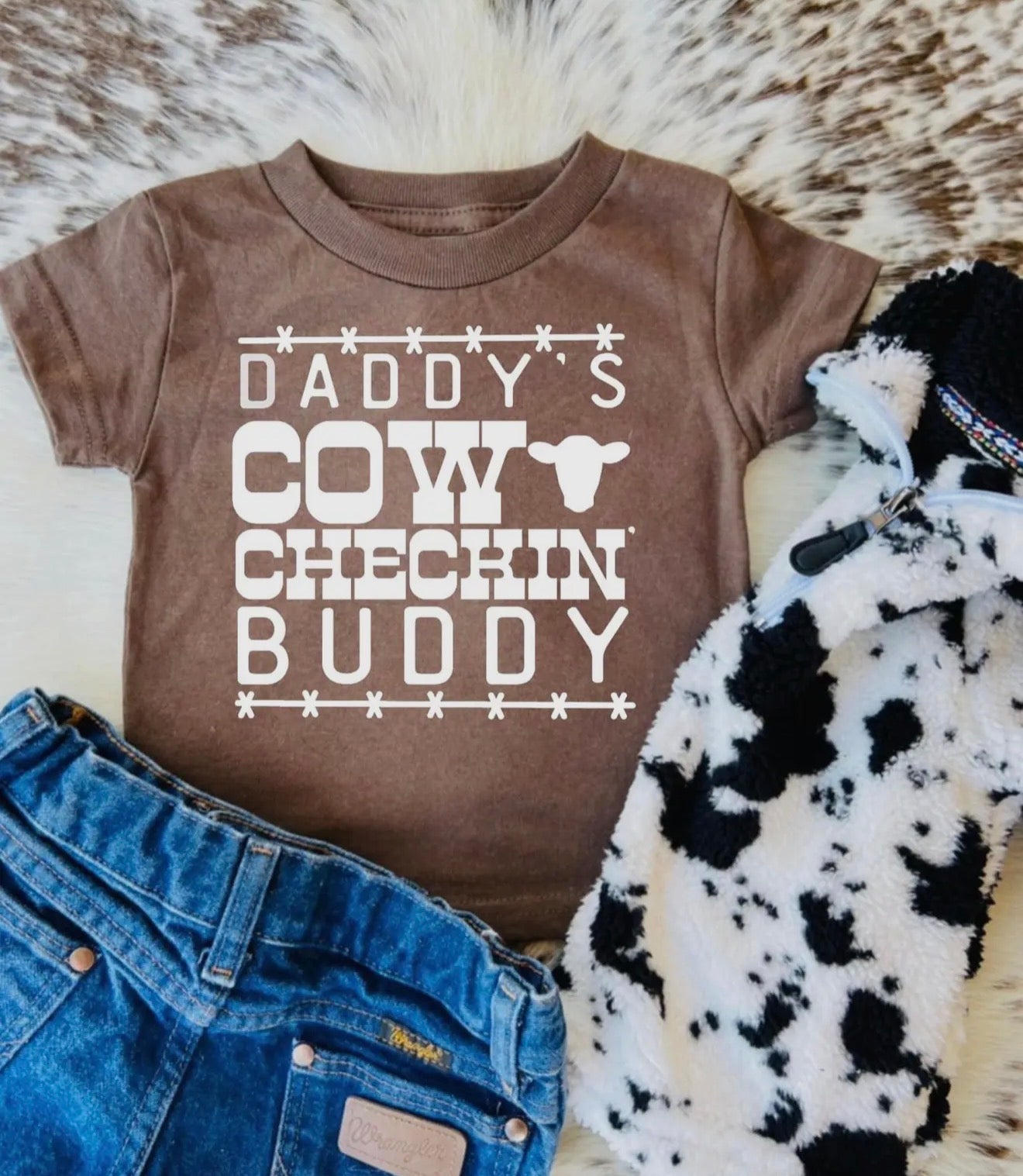 Daddy’s Cow Checkin Buddy