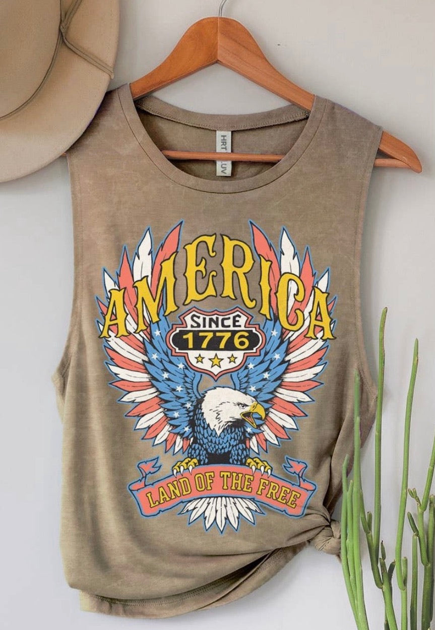 America Taupe Mineral Wash Tank